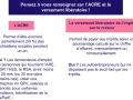 L'ACRE offre une exonération des cotisations sociales. Le versement libératoire permet de payer ses impôts sur le chiffre d'affaires.
