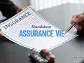 Simulation de calcul rachat partiel assurance vie. Un contrat d'assurance est présenté, avec des clés de voiture et un logo.