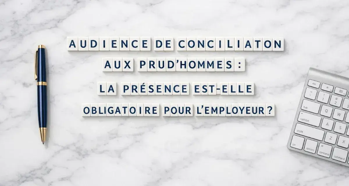Audience de conciliation aux Prud'hommes : la présence est-elle obligatoire pour l'employeur ? Une question clé pour les dommages et intérêts.