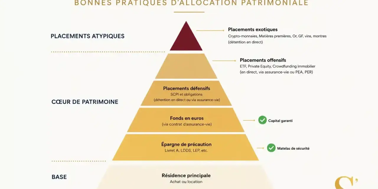 La pyramide de l'épargne en France : de la résidence principale aux placements exotiques, une stratégie pour optimiser votre patrimoine et anticiper le contrôle fiscal.