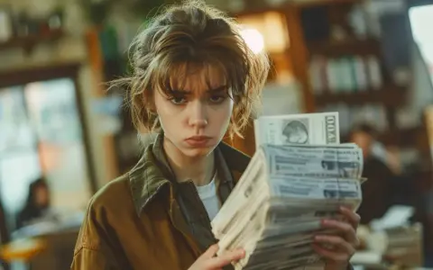 Jeune femme au regard sombre tenant une liasse de billets, confrontée à une augmentation des charges locatives sans justificatif.