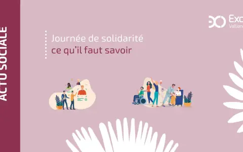 Illustration pour la jurisprudence Journée de solidarité, montrant des scènes de soutien et de soin.