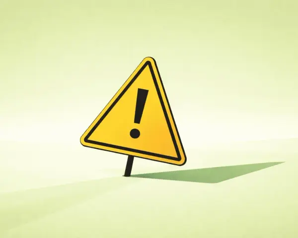 Panneau de danger jaune avec un point d'exclamation, symbolisant une alerte. Attention, une lettre clôture pea pourrait être en danger.